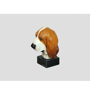 Basset Hound ręcznie pomalowana statuetka Art-Dog